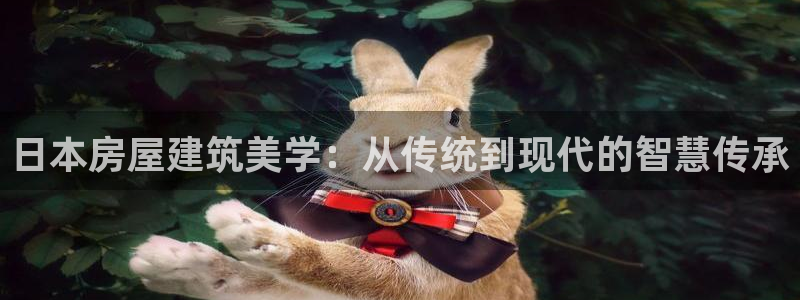 意昂体育3平台是正规平台吗安全吗：日本房屋建筑美学：从传统到现代的智慧传承