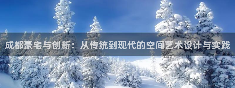 意昂体育3平台：成都豪宅与创新：从传统到现代的空间艺术设计与实践