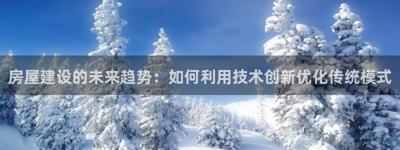 意昂3神州：房屋建设的未来趋势：如何利用技术创新优化传统模式