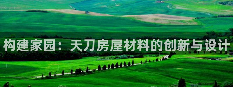 意昂体育3招商电话是多少：构建家园：天刀房屋材料的创新与设计