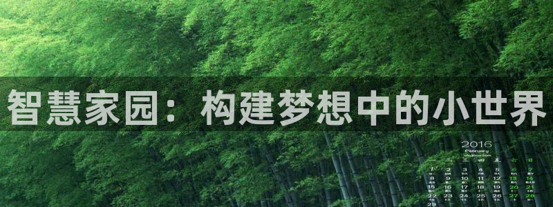 意昂体育3平台是正规平台吗：智慧家园：构建梦想中的小世界