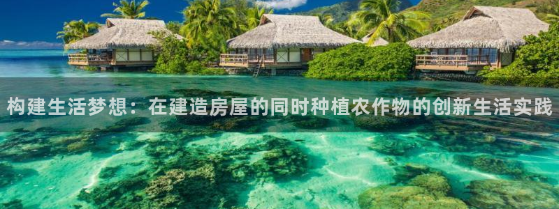 意昂体育3娱乐：构建生活梦想：在建造房屋的同时种植农作物的创新生活实践