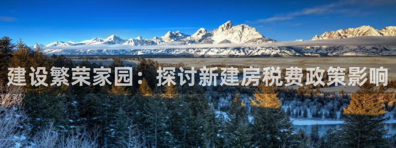 意昂体育3平台注册要钱吗安全吗：建设繁荣家园：探讨新建房税费政策影响