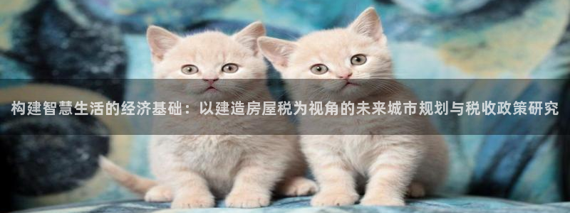 意昂体育3平台APP：构建智慧生活的经济基础：以建造房屋税为视角的未来城市规划与税收政策研究