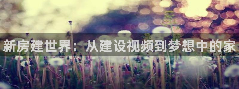 海南意昂体育3发展怎么样：新房建世界：从建设视频到梦想中的家