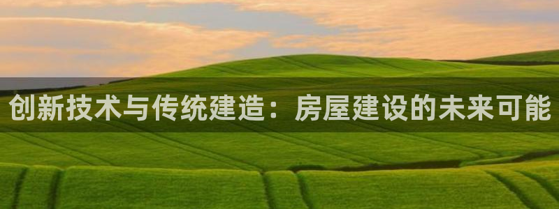意昂3娱乐首页官网下载：创新技术与传统建造：房屋建设的未来可能