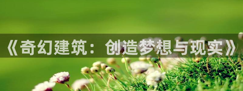 海南意昂体育3发展怎么样：《奇幻建筑：创造梦想与现实》