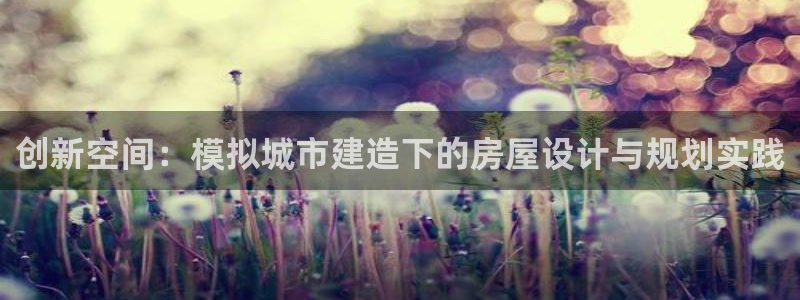 意昂3新能源：创新空间：模拟城市建造下的房屋设计与规划实践