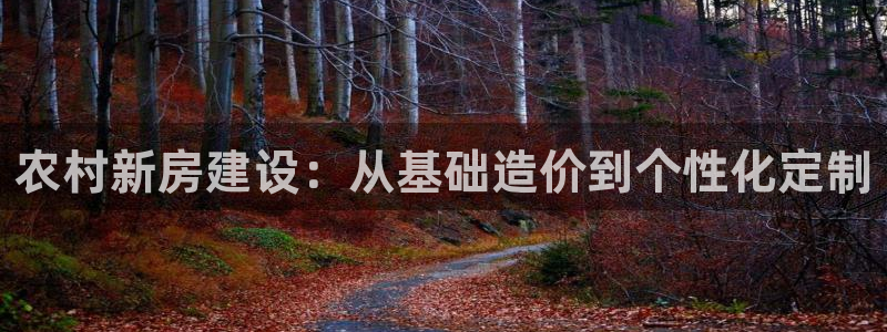 意昂平台体育：农村新房建设：从基础造价到个性化定制