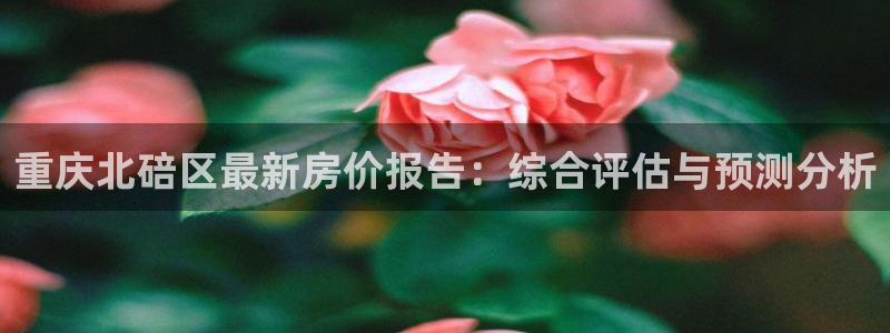 意昂体育3招商电话是多少号码：重庆北碚区最新房价报告：综合评估与预测分析